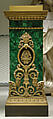 Twelve-light torchère (one of a pair), Pierre Philippe Thomire (French, Paris 1751–1843 Paris), Malachite veneered on copper, patinated bronze, gilt bronze, French